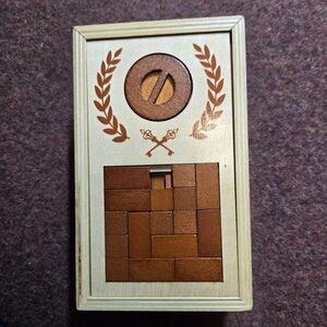 True Genius Lock Puzzle Box Wooden